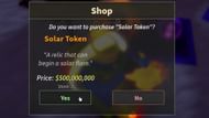 Solar Token (Image via Roblox)
